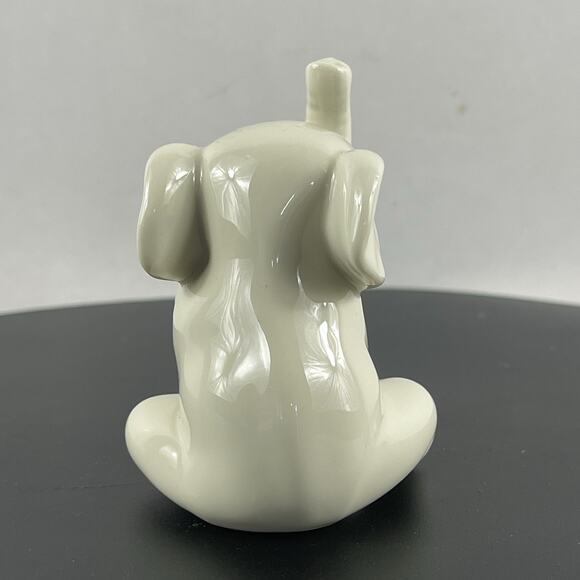 Lenox Baby Elephant Figurine Porcelain with Gold Color Accents 2.5" Trunk Up Sit - Picture 3 of 8